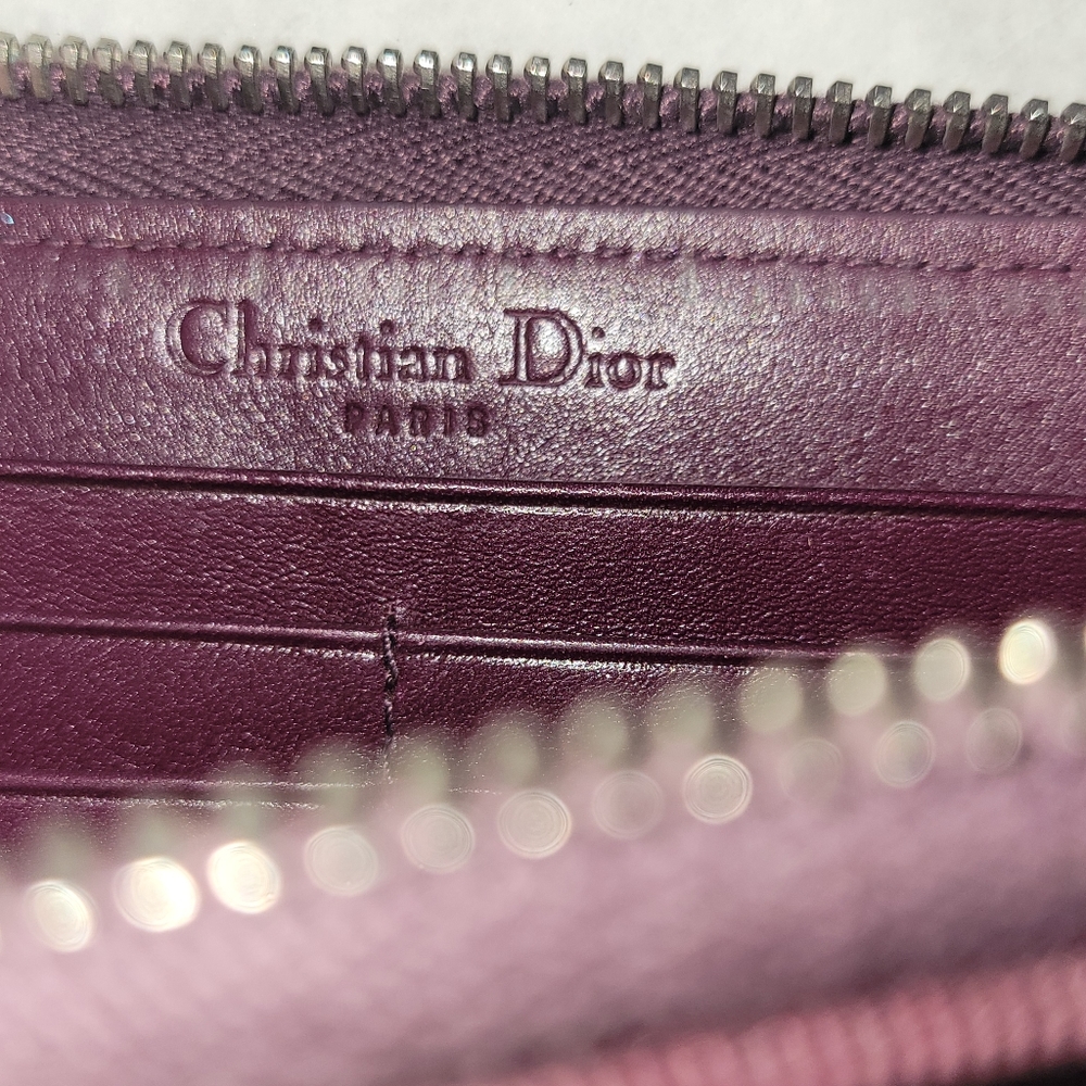 Dior Zippy purple long wallet - Picture 10 of 16